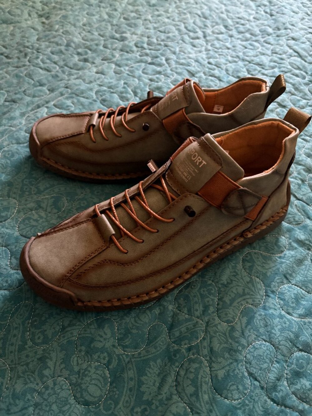 Handmade Sport Comfortable Sneakers Unisex Size 9.5 US/41 EU